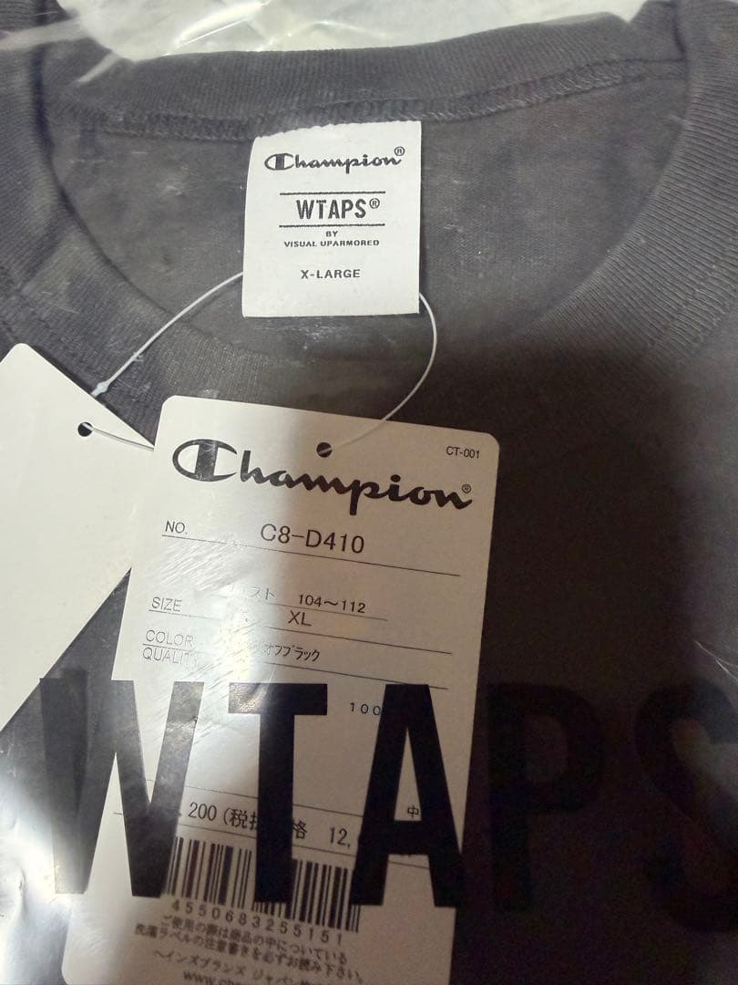 WTAPS Champion ACADEMY LS ロンT BLACK XL
