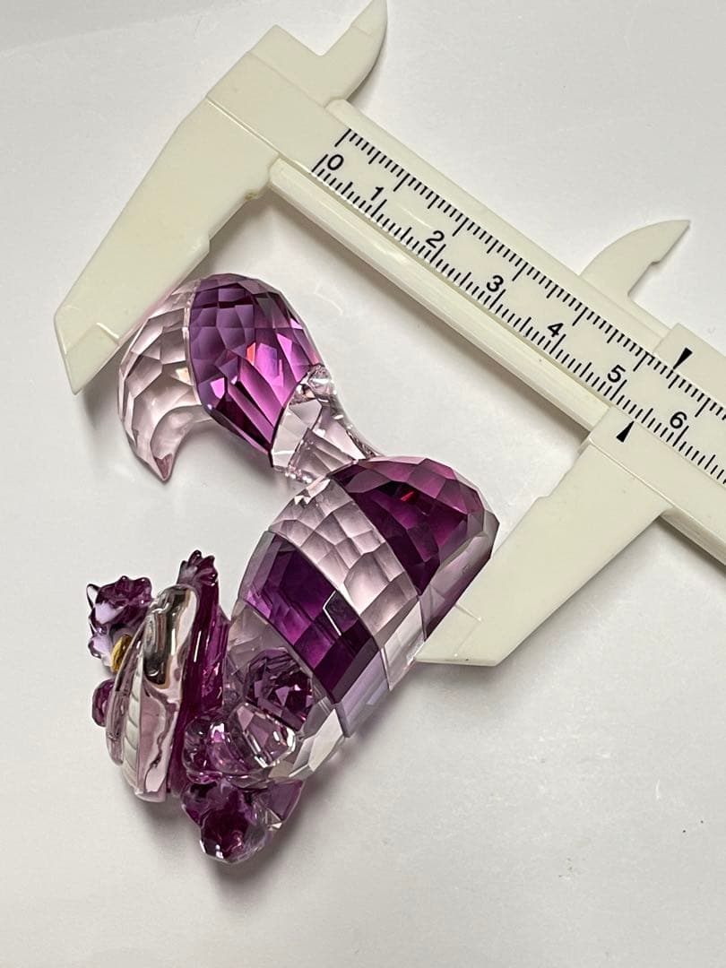 【未使用】SWAROVSKI ディズニー　チェシャ猫　オブジェ　匿名配送❤︎