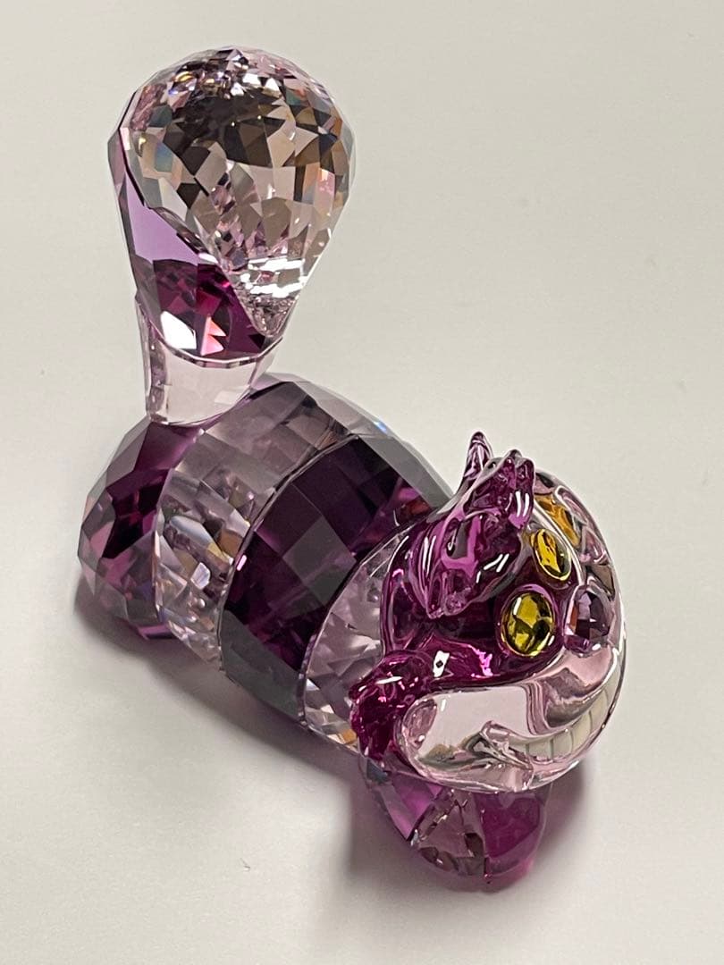 【未使用】SWAROVSKI ディズニー　チェシャ猫　オブジェ　匿名配送❤︎