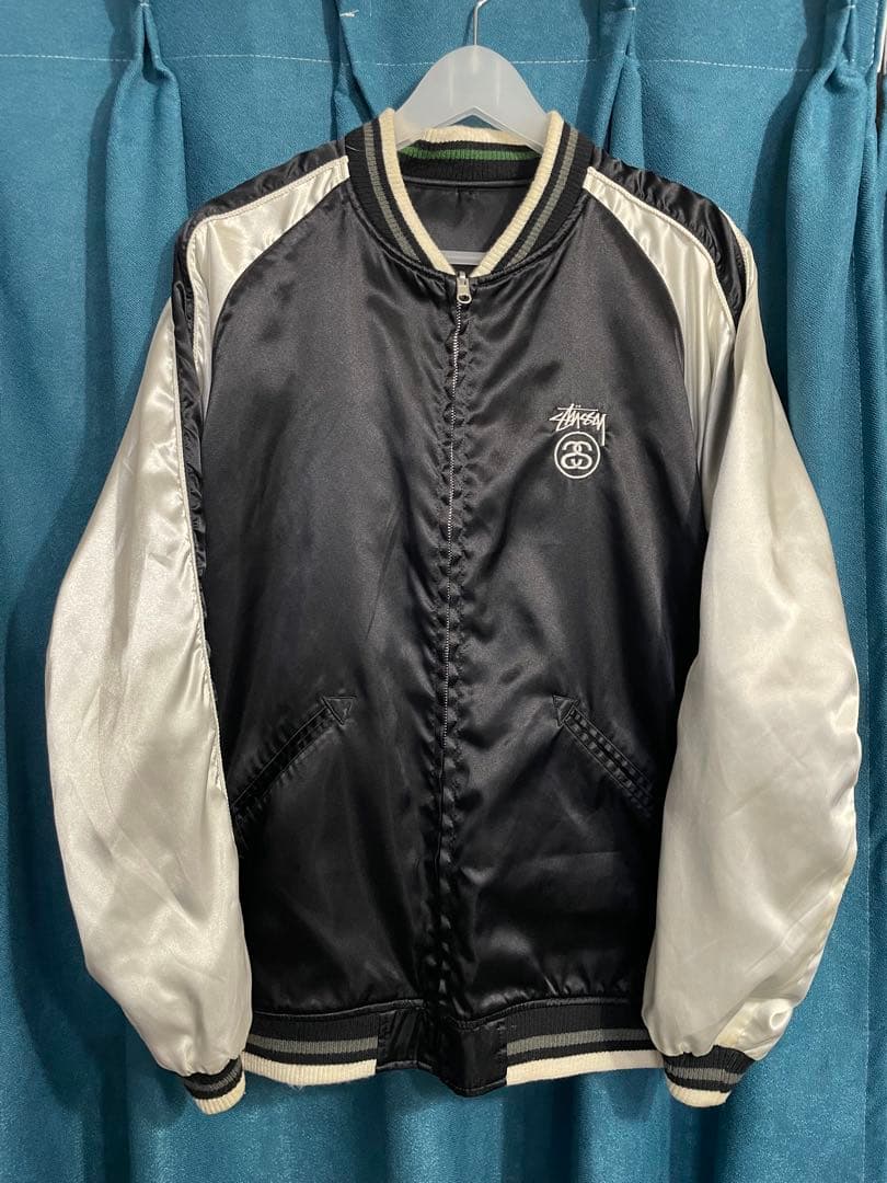 【希少】old stussy スカル スカジャン リバーシブル