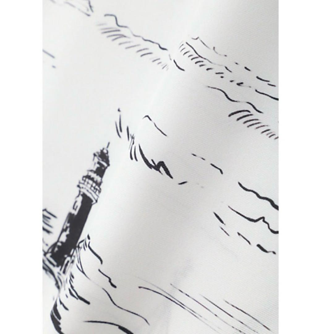 PINKY&DIANNE ヨットプリントボウタイブラウス