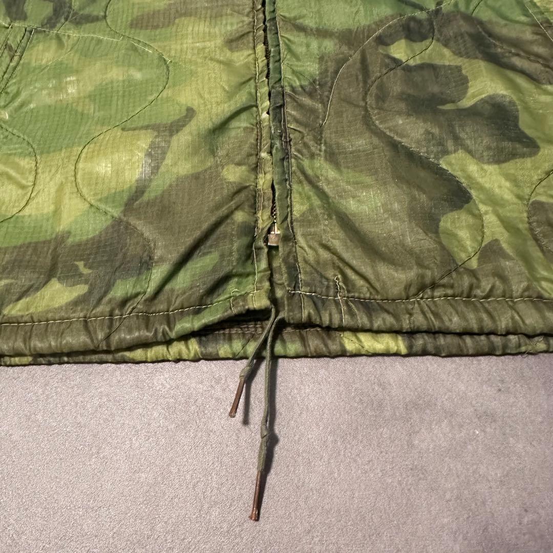 60s ベトジャン　迷彩　スカル　骸骨　スカジャン　刺繍　裏地なし　スーベニア