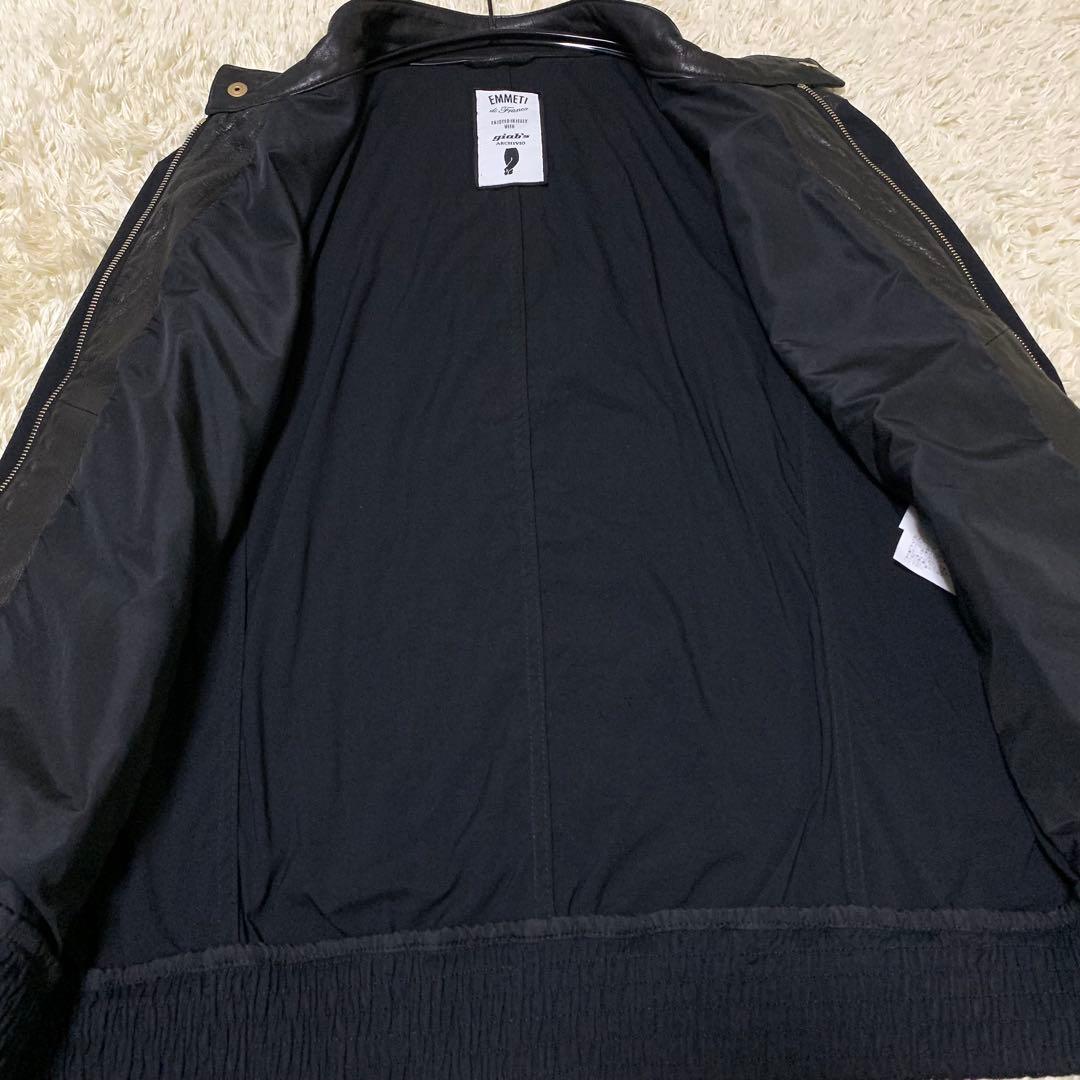 EMMETI giab’s ARCHIVIO シングルライダース 46 黒
