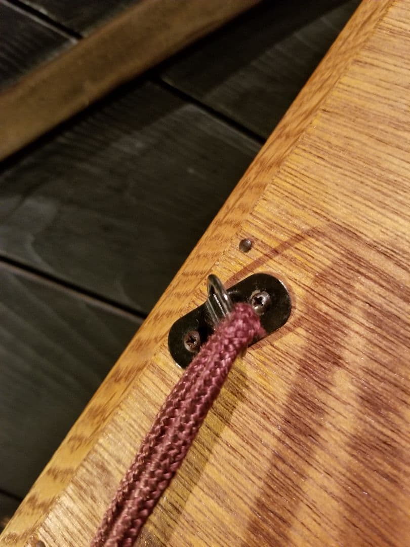 1960's　ヴィンテージ　北欧　ナチュラル　モダン　オーク　無垢材　壁掛け　鏡