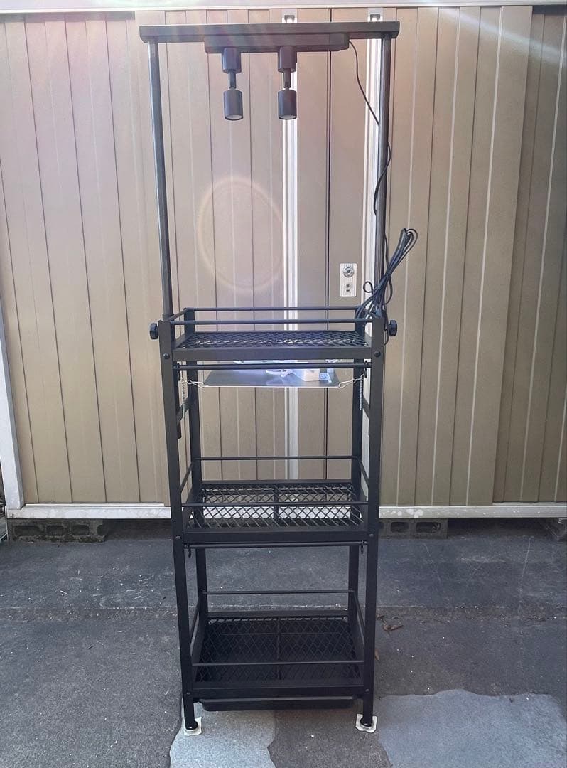 植物棚　アイアン　コンパクトタイプ　アイアン植物棚　シェルフ　tig溶接製作