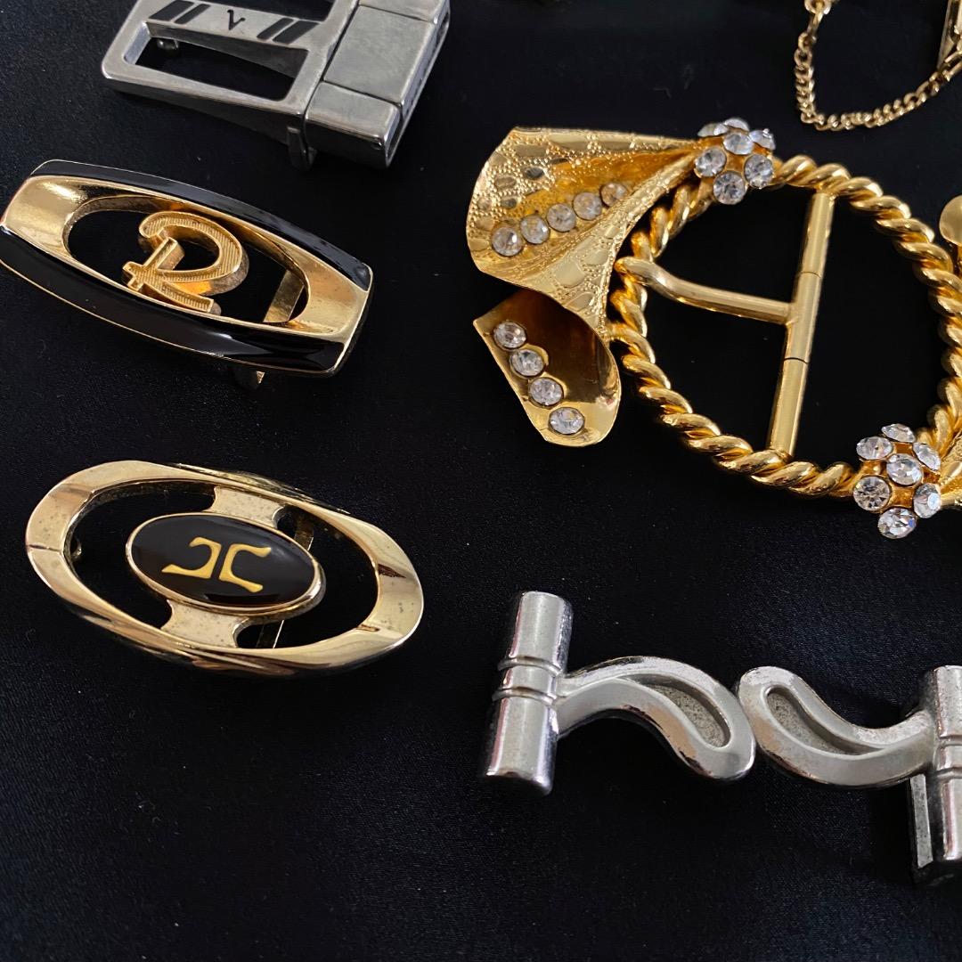 レア　ヴィンテージ　ベルト　バックルのみ　まとめ売り　昭和レトロ　セリーヌ