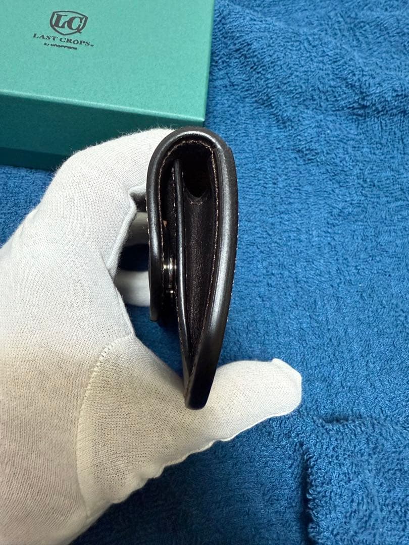 ラストクロップス　LCタング　Horsebutt Strip バーガンディ