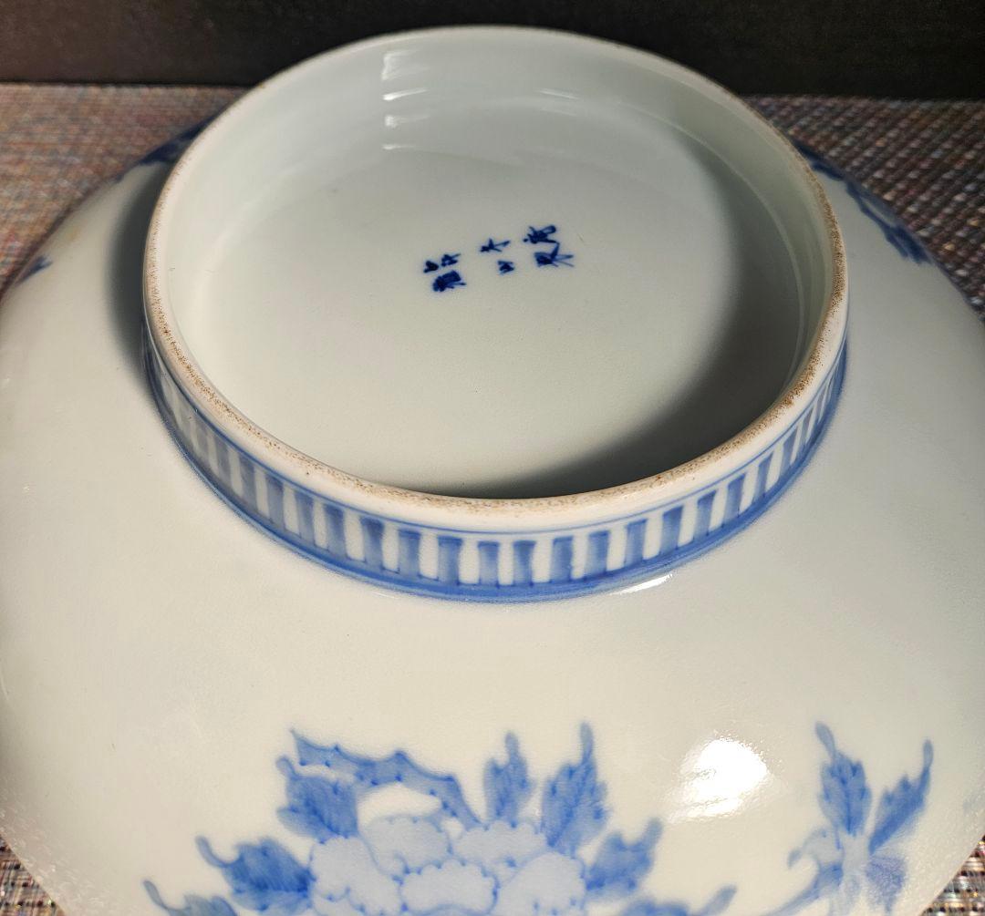 肥前官窯　香蘭社の前身　幕末明治期 米国里帰り品　年木庵製　鷺図　25.2cm皿