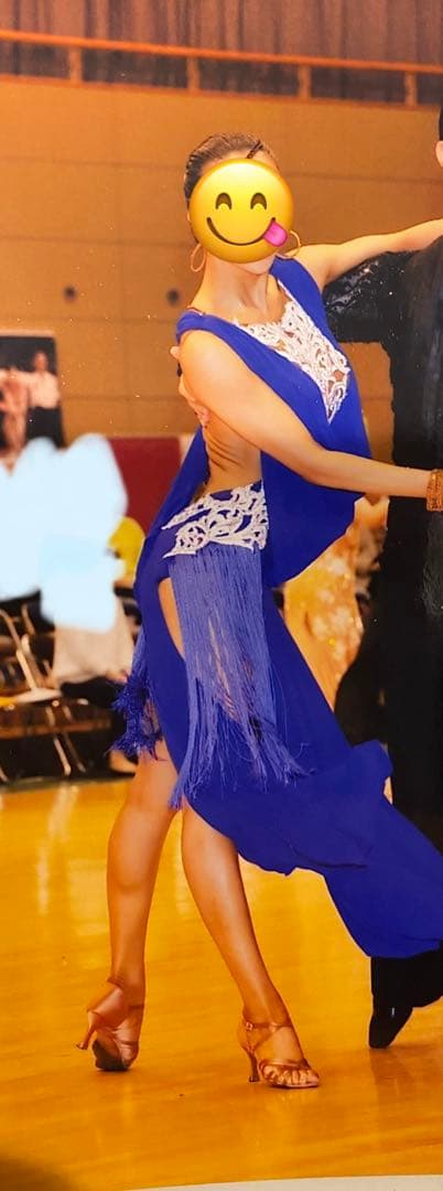 再再再値下げ！社交ダンス　ラテンドレス フリンジ　タカダンス　アクセサリー付