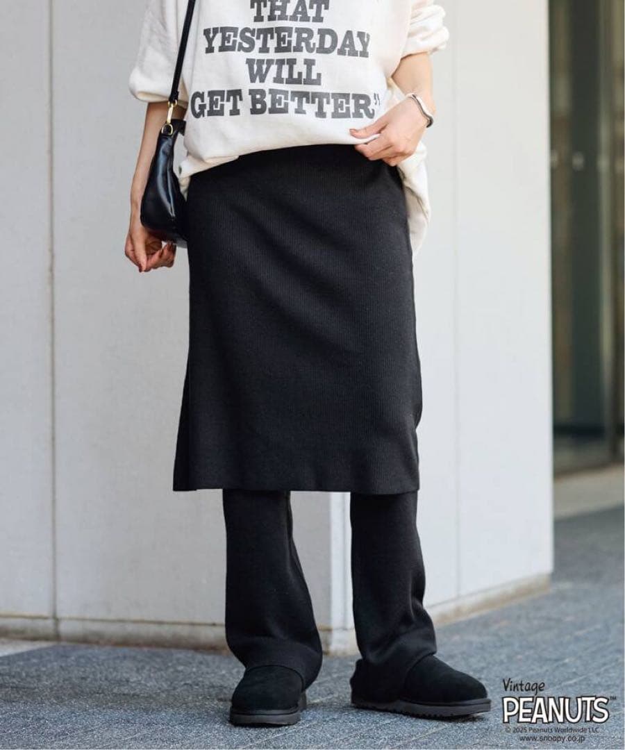 【yun】FRAMeWORKフレームワーク レギンス付きスカート