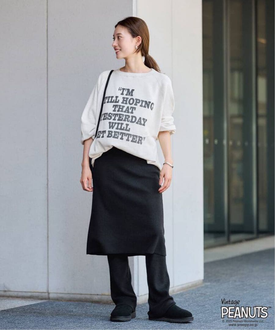 【yun】FRAMeWORKフレームワーク レギンス付きスカート