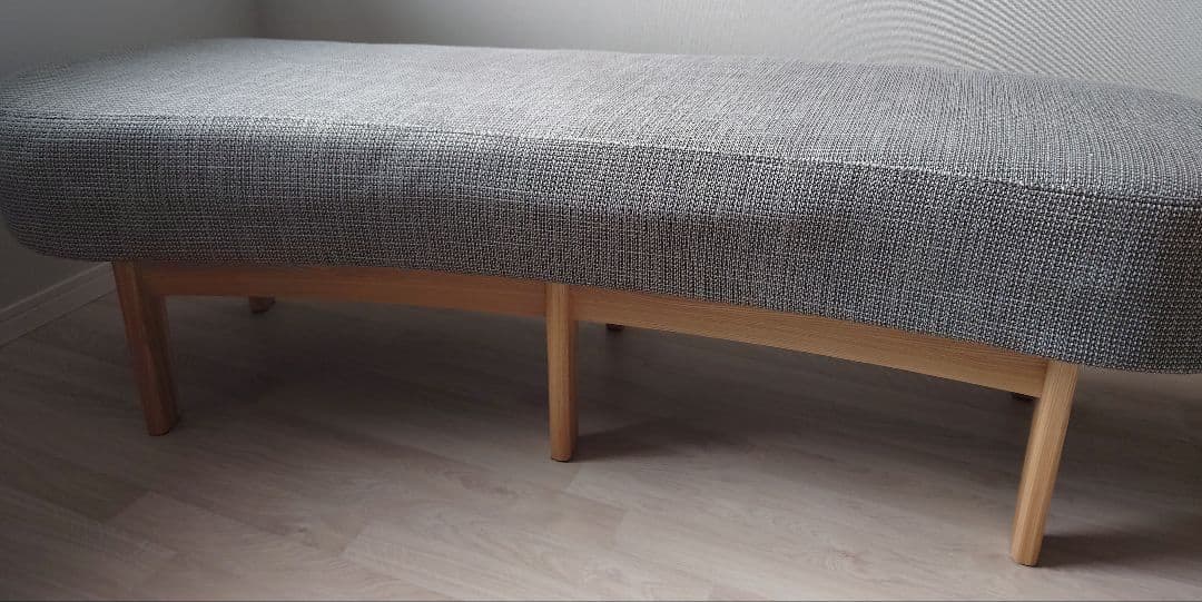 ①【テーブル】北欧モダン ダイニングテーブル、ベンチ3点セット 4人掛け