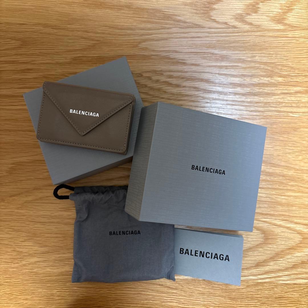 BALENCIAGA バレンシアガ ペーパーウォレット 三つ折り財布