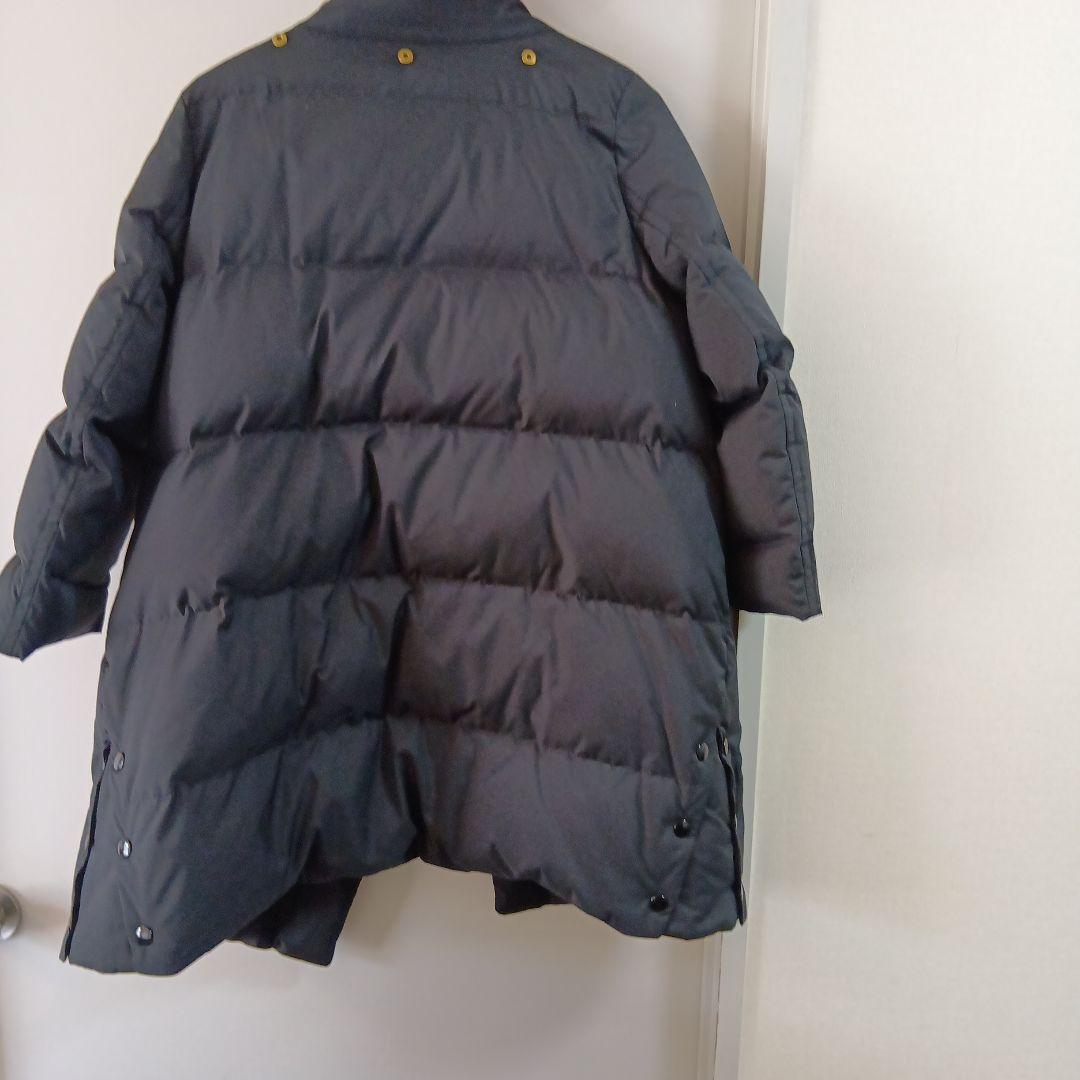 MUVEIL ミュベール ビジュー ファーダウンコート ブラック