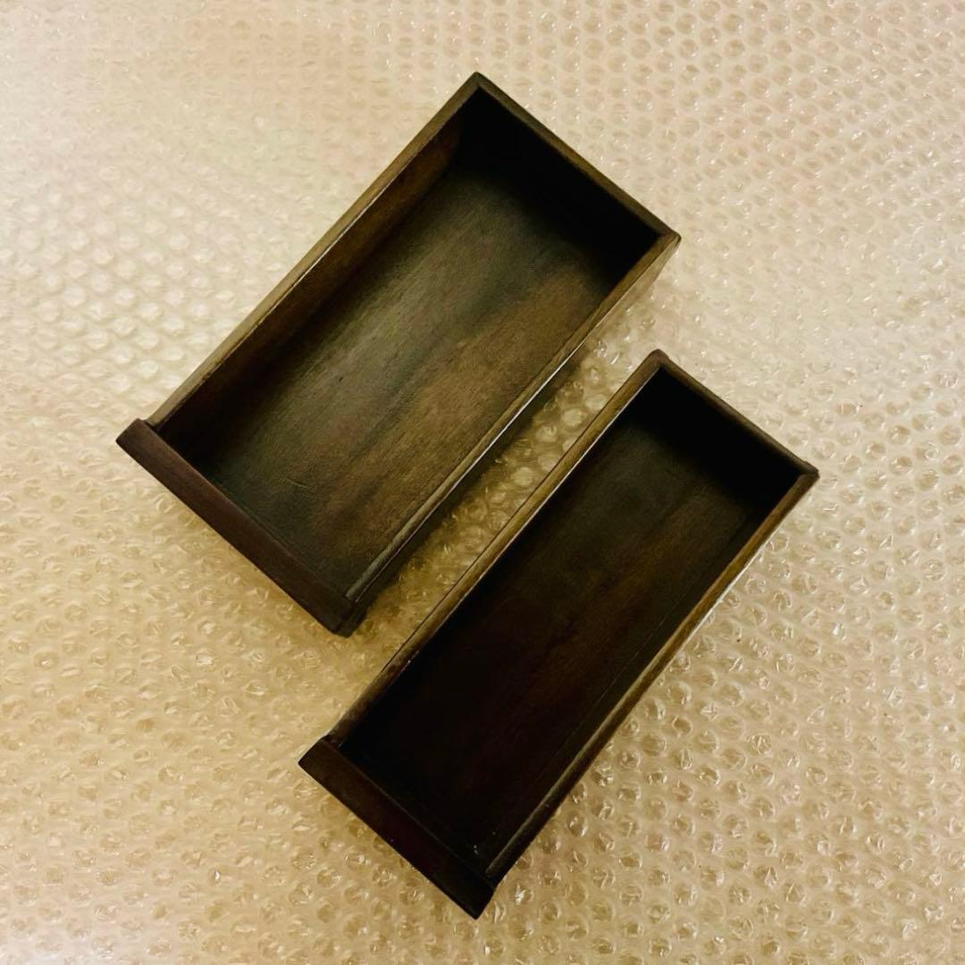 ⭐️ヴィンテージ⭐️【美品】唐木 中国古美術 書道篆刻 インテリア 印箪笥