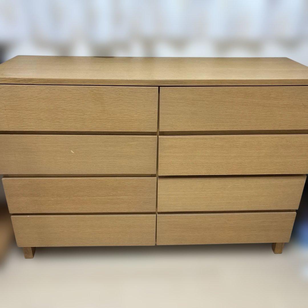 無印良品　オーク材ローチェスト