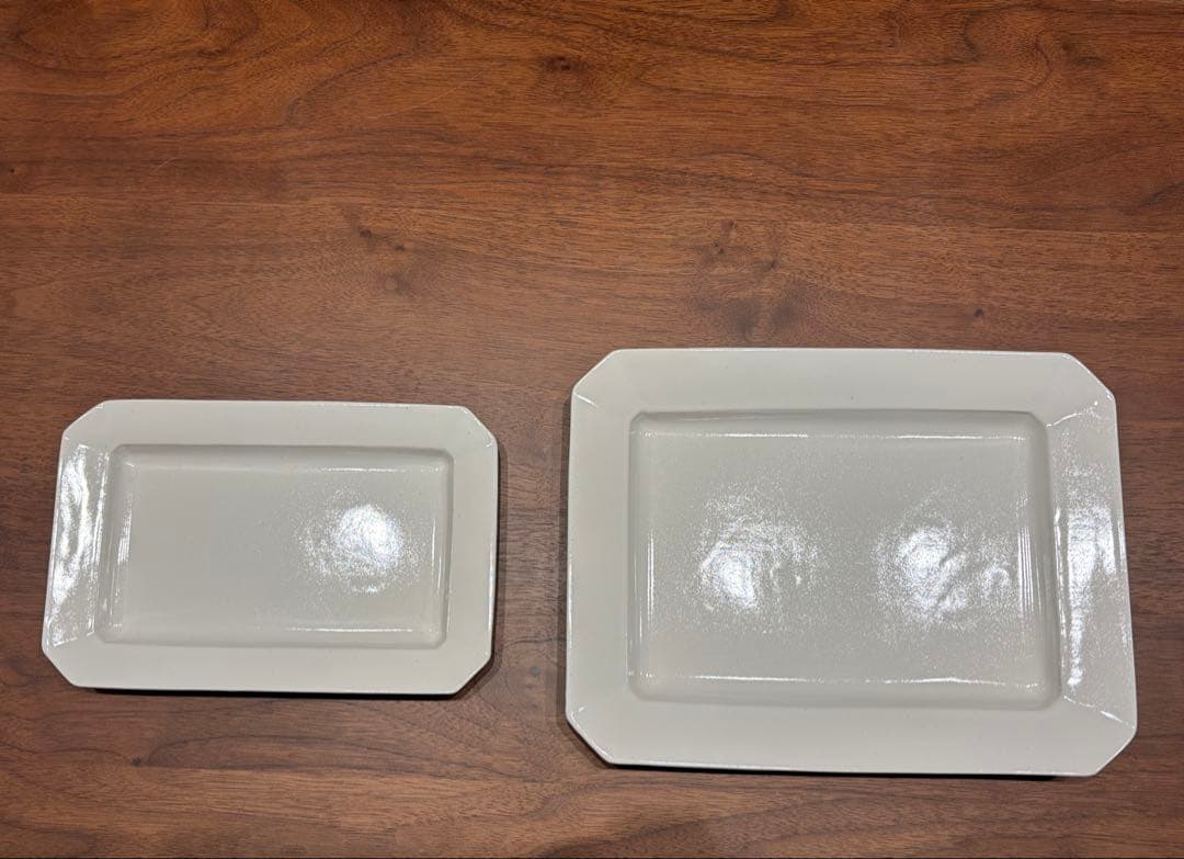 岡田直人 長角皿 大・小