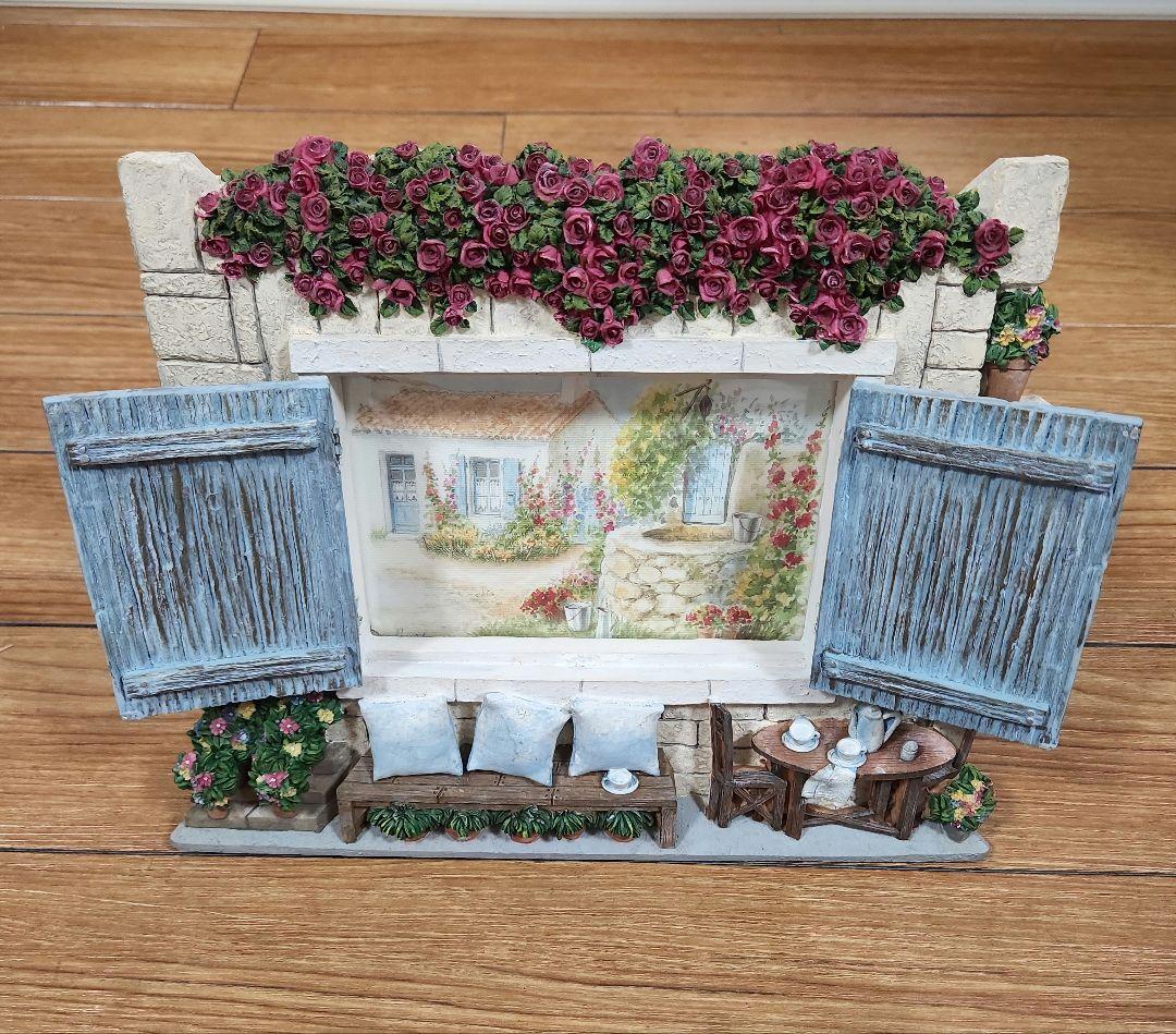 アンティーク　フォトフレーム　立体