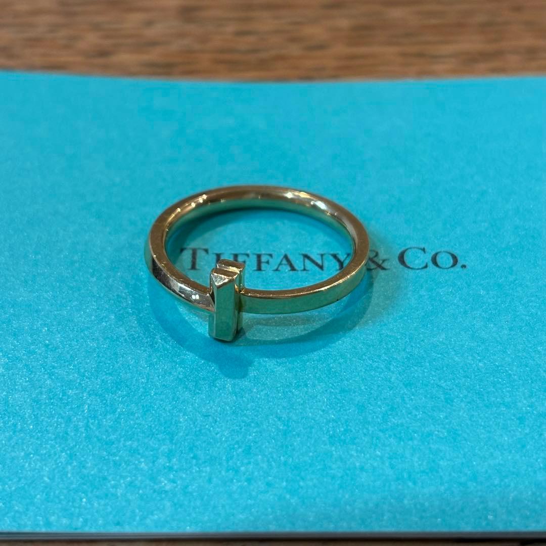 Tiffany & Co. ゴールドリング Tリング