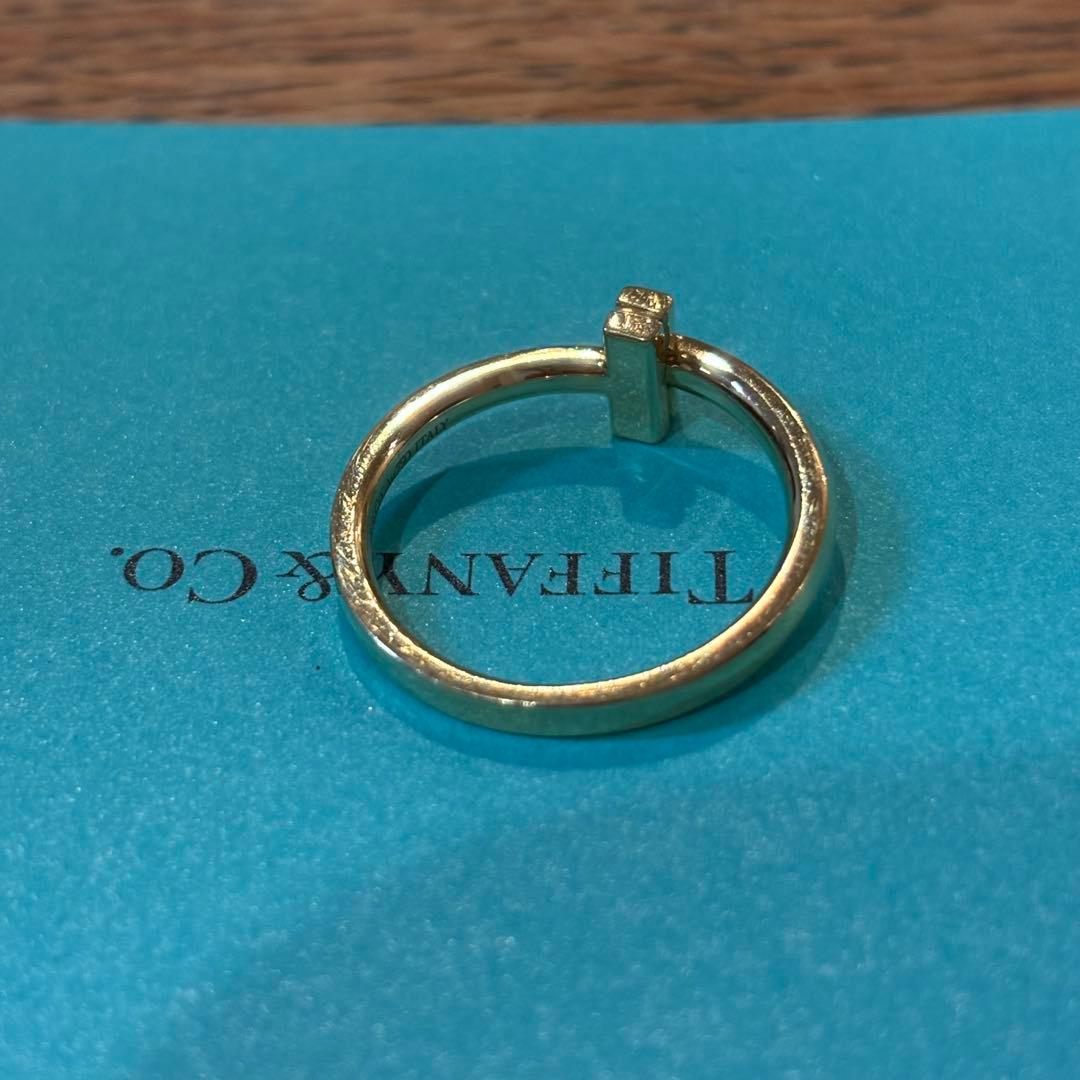 Tiffany & Co. ゴールドリング Tリング