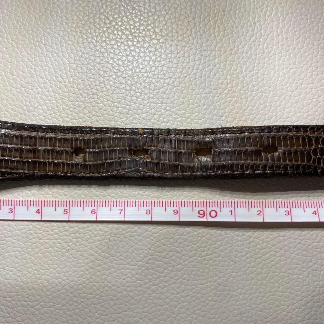 FUNNYのリザードレザー ベルト