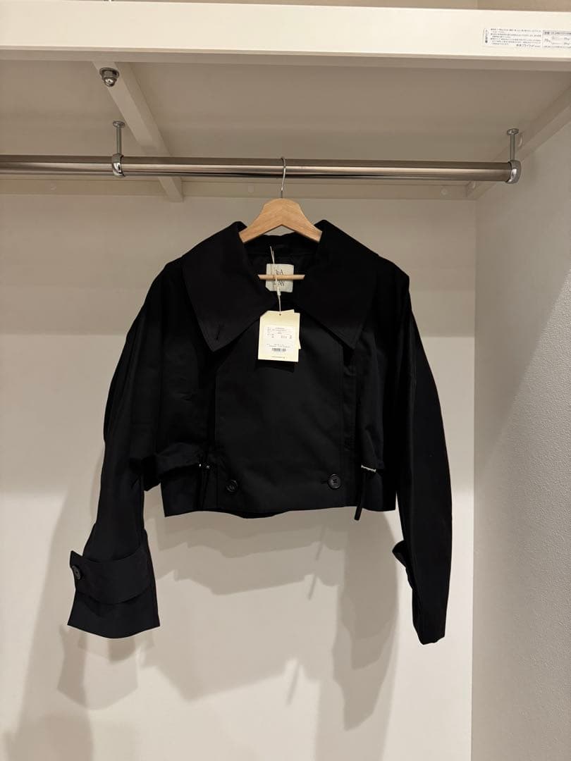 ♡searoomlynn♡新品！ショートトレンチコート　ブラック