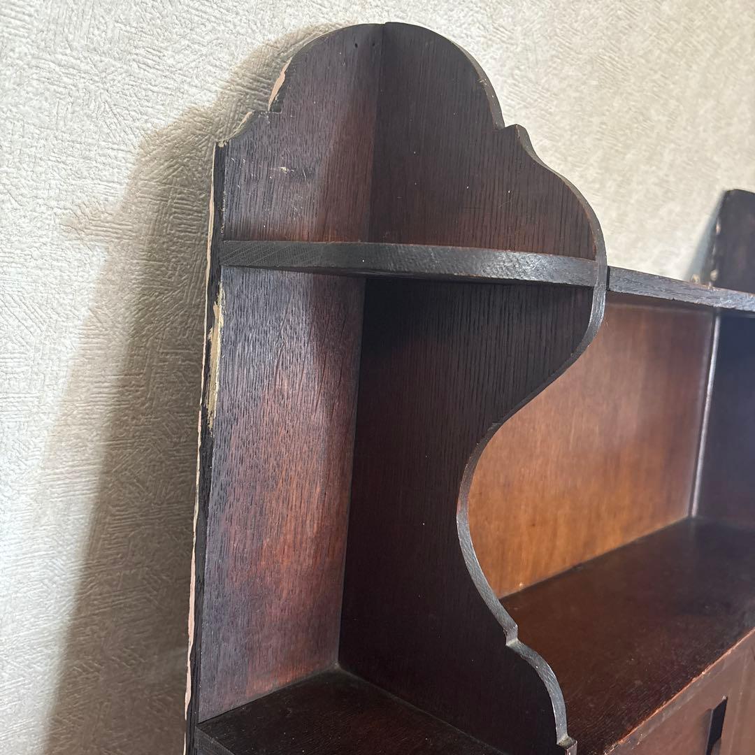 専用　イギリスアンティーク　ウォールシェルフ　飾り棚