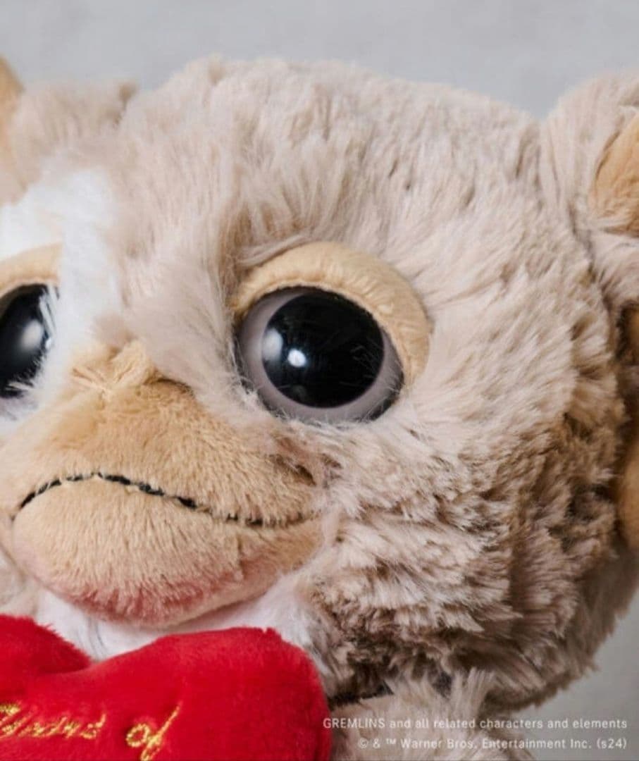 u*3様 GREMLINS ぬいぐるみ ハート付き 　限定　ギズモ