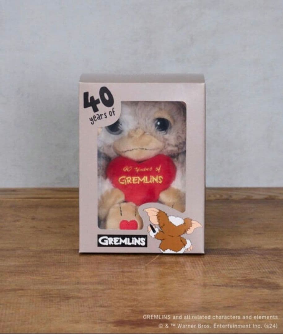 u*3様 GREMLINS ぬいぐるみ ハート付き 　限定　ギズモ
