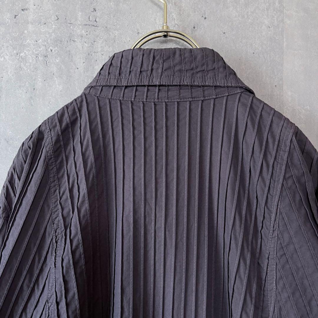 ヤッコマリカルド 美品 100%コットン Aライン プリーツジャケット コート