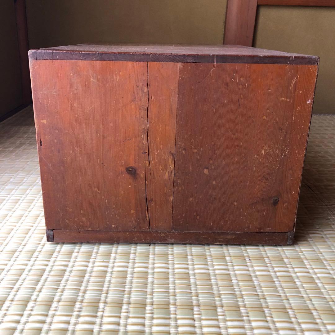 小物入れ　引き出し　収納棚　ヴィンテージ　昭和レトロ　オーダー家具