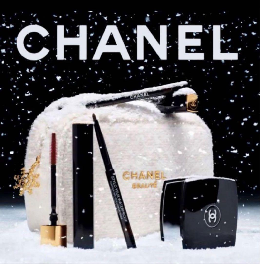 ［限定］CHANEL シャネル　ポーチ　セット　ミラー　マスカラ　アイブロー
