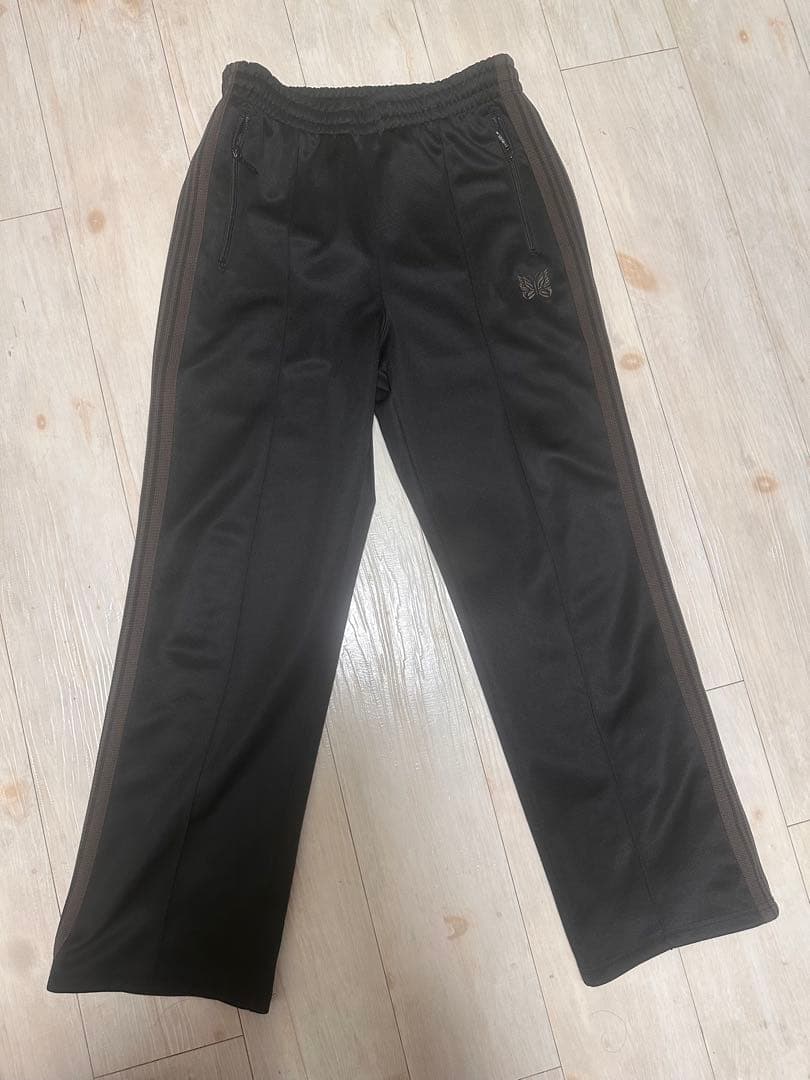 Needles Track Pantsブラックブラウン