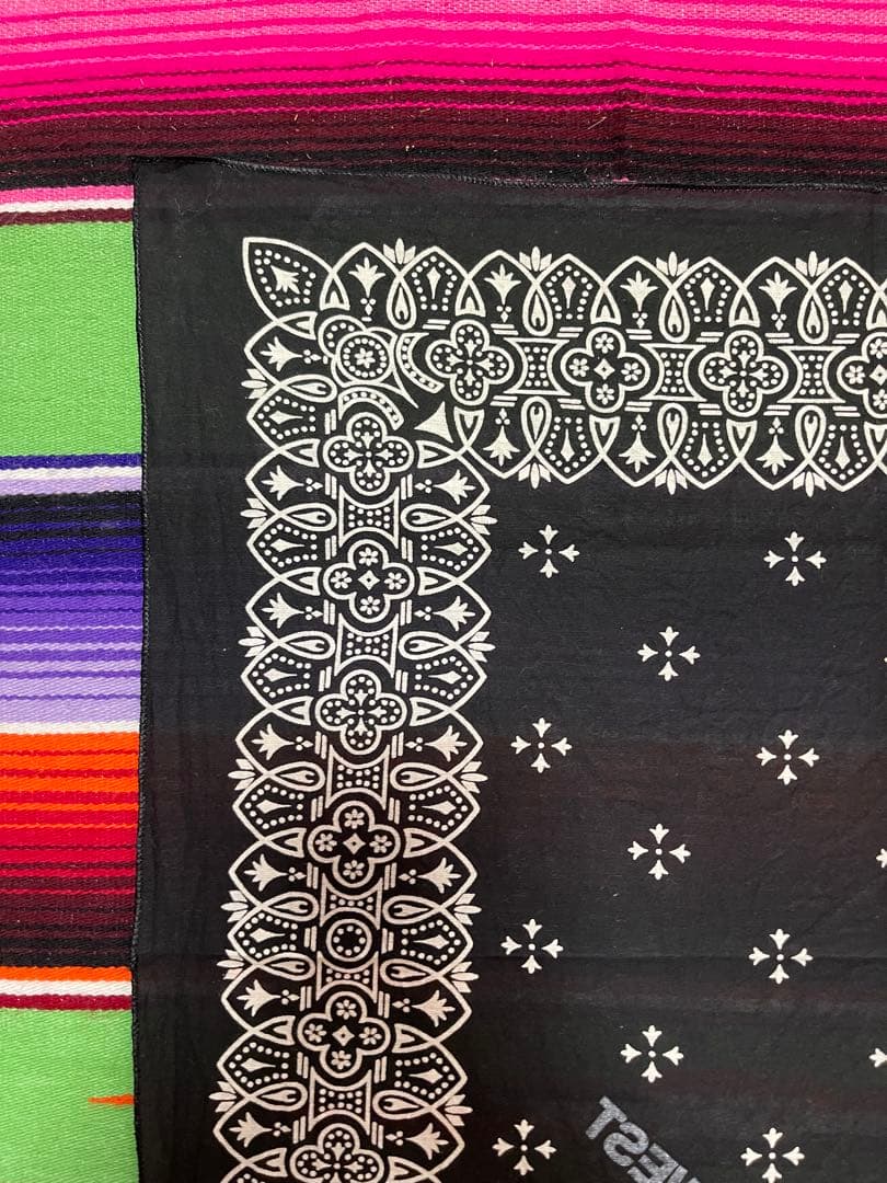 【カワカミ 】⑧⓪⑥70s USA製 バンダナ WAMCRAFT アイアン