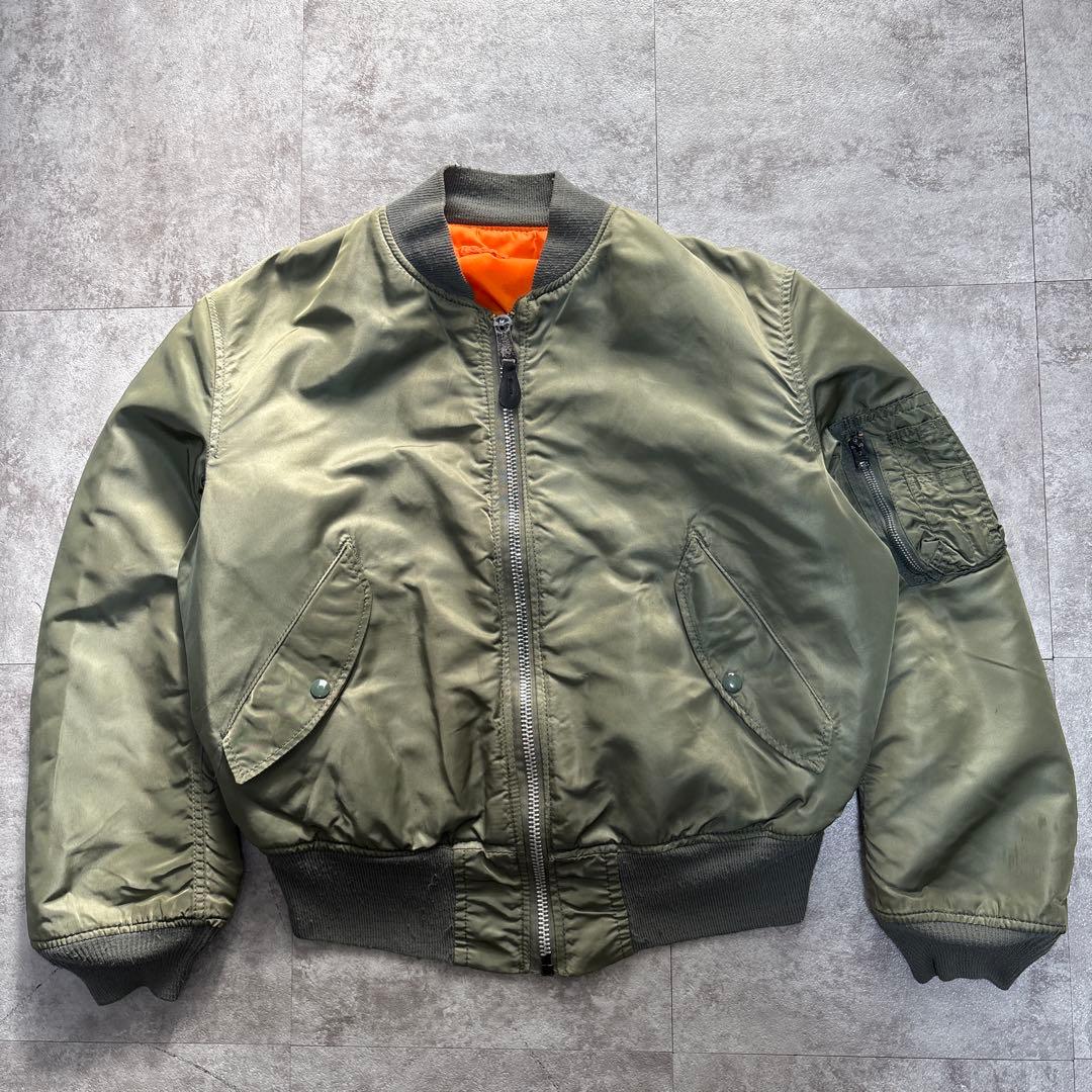 90s alpha reversible ma-1 flight USA製