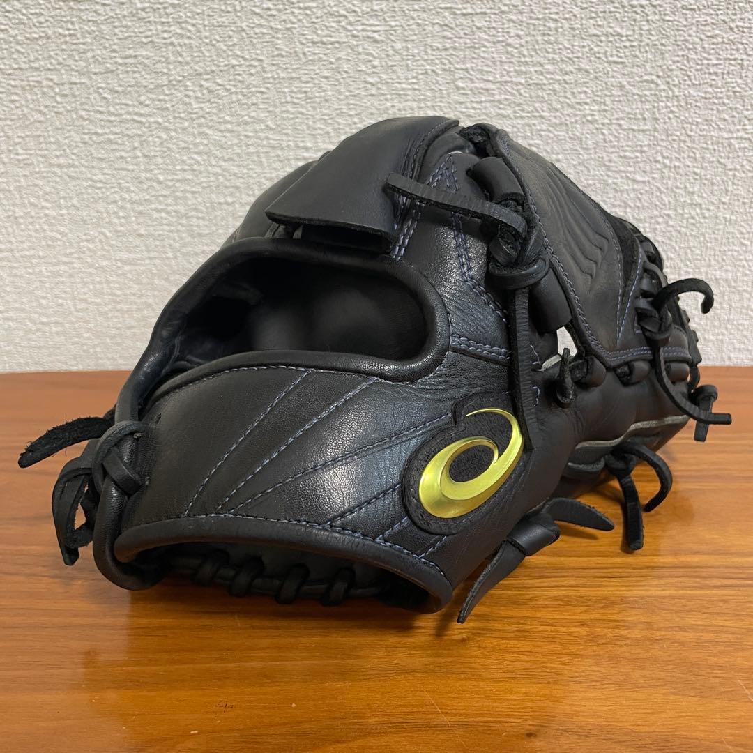 【asics】アシックス　軟式グローブ　野球　投手用　即戦力　美品