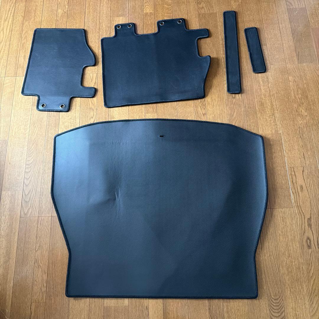 ハリアー 80系 ラゲッジルームマット カーボンファイバー調 HOTFIELD