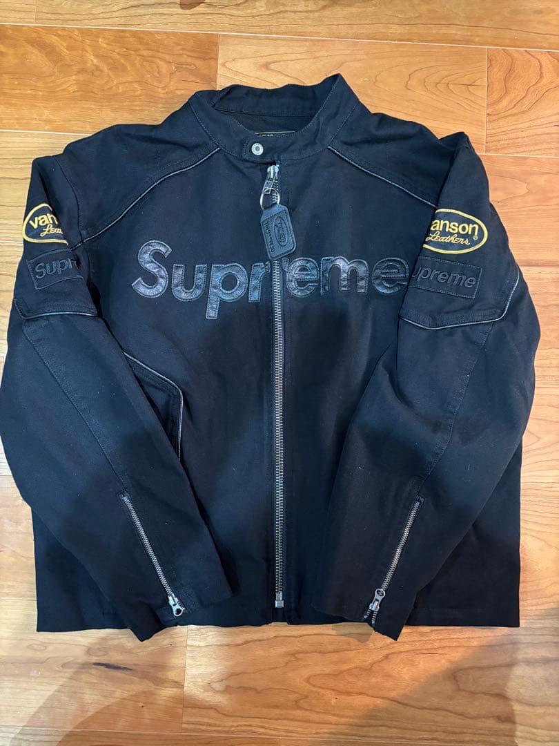 25SS Supreme×Vanson Leathers Cordura JKT