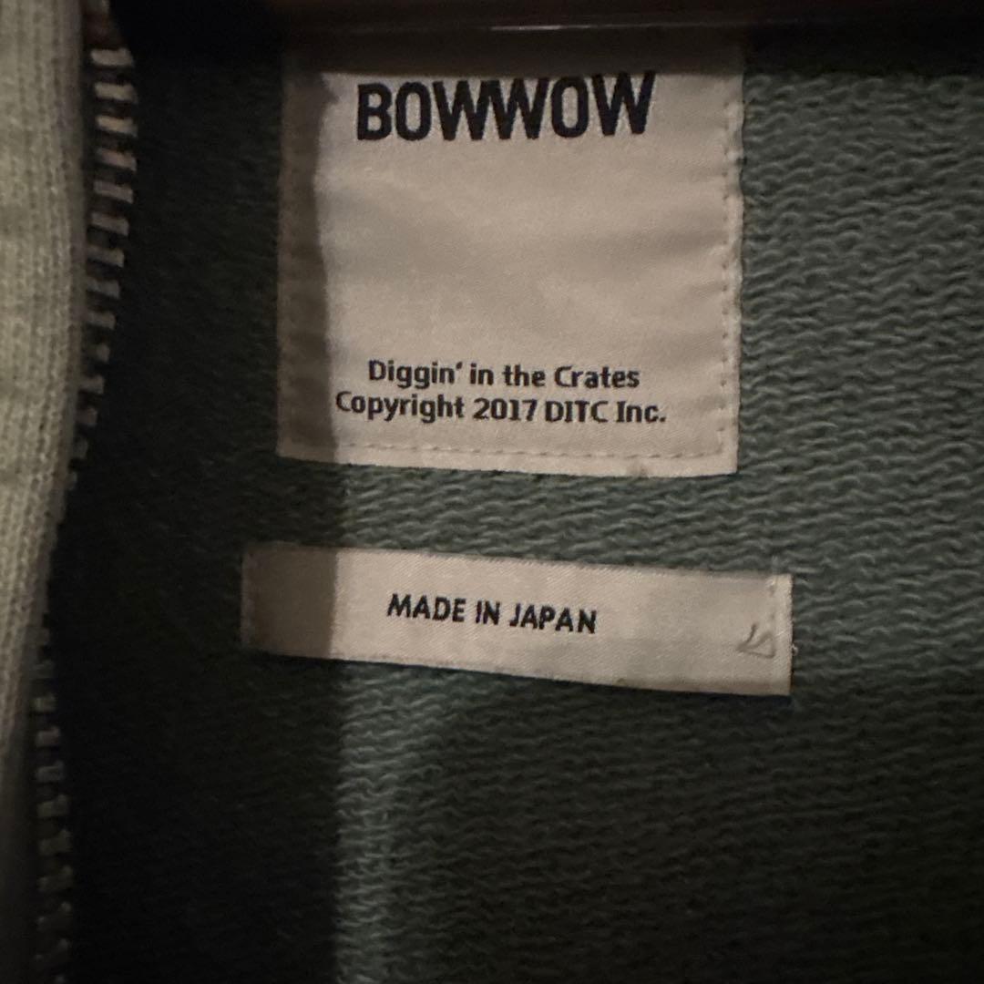 BOWWOW　ZIP HOODIE AGING