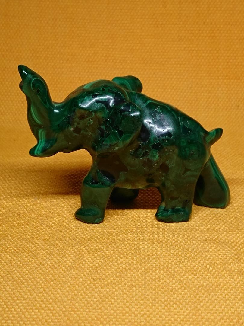 象　彫刻　天然石　彫像　オブジェ　置物　インテリア　工芸品　美術品　A1592