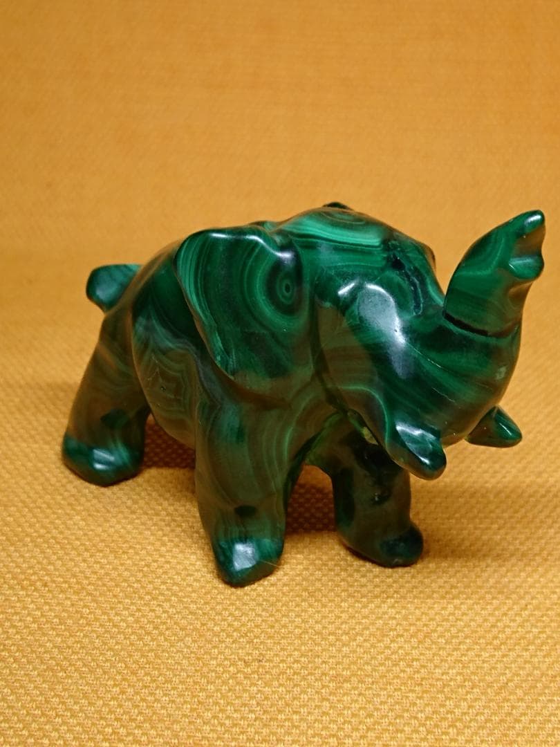 象　彫刻　天然石　彫像　オブジェ　置物　インテリア　工芸品　美術品　A1592