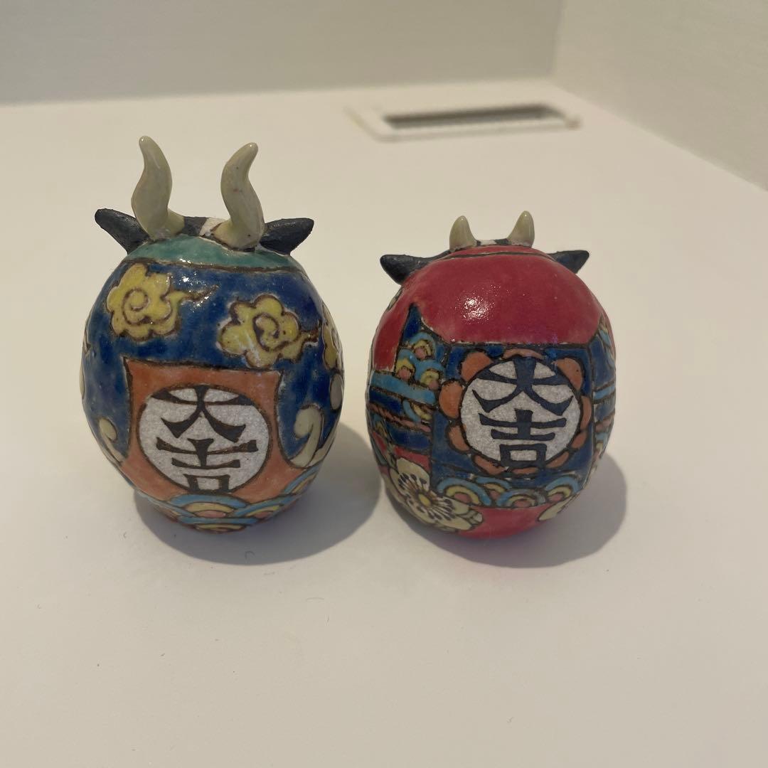 ひな人形　陶器　雛飾り　土鈴　節句　動物