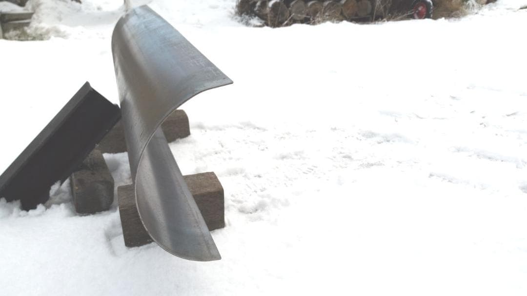 ハイド板　122ｃｍ！　排土板　除雪機　自作好きの方どうぞ 　スノープラウ