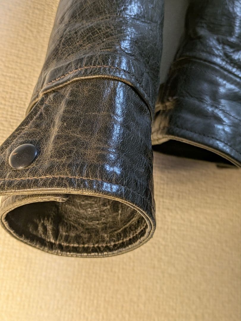 レインボーカントリー　ホースハイド　ダブルライダース 38黒