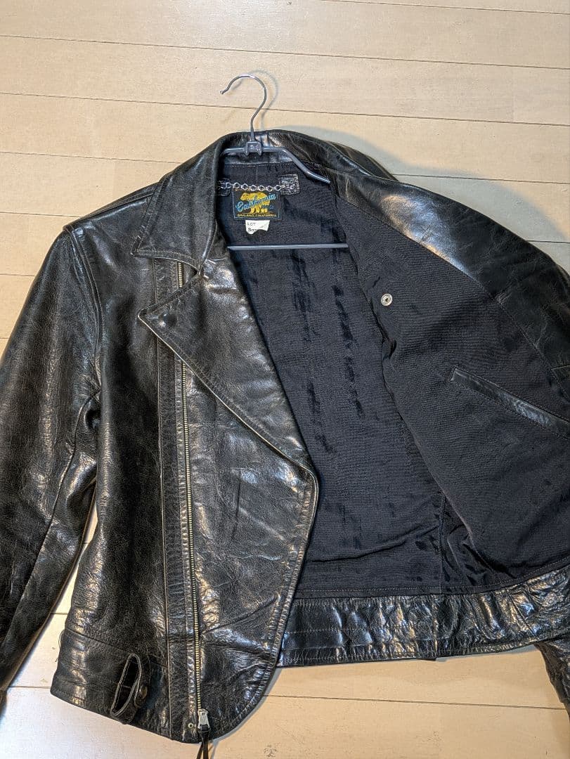 レインボーカントリー　ホースハイド　ダブルライダース 38黒