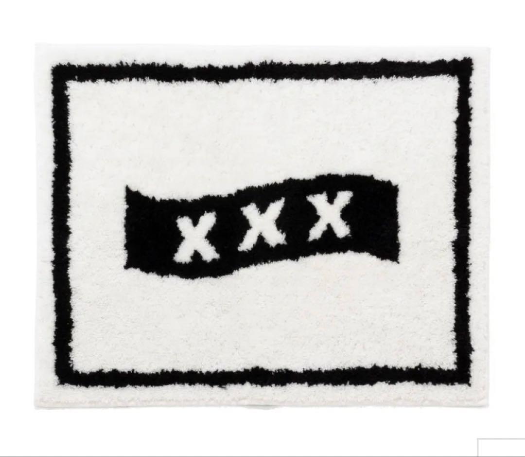 GOD SELECTION XXX ホワイトラグ フリーサイズ