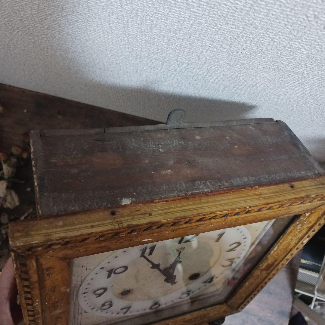 ☆vintage 木製 掛け時計