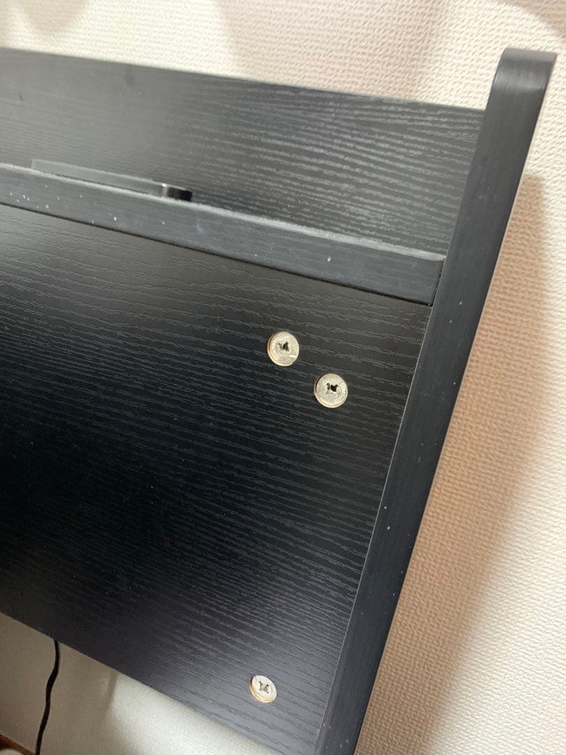 ダブルベッド　ブラック　フレーム本体のみ