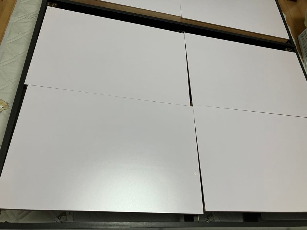 ダブルベッド　ブラック　フレーム本体のみ