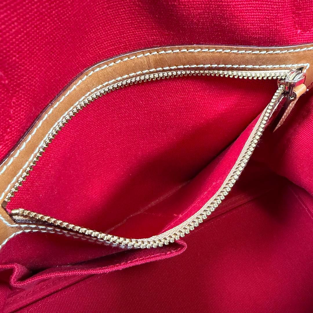 【極美品】【希少】ラルフローレン　トートバッグ　キャンバス　ビッグポニー　レッド